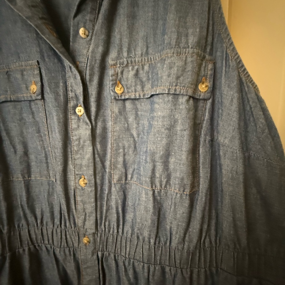 Ava & Viv Blue Denim Mini Dress - Picture 3 of 5
